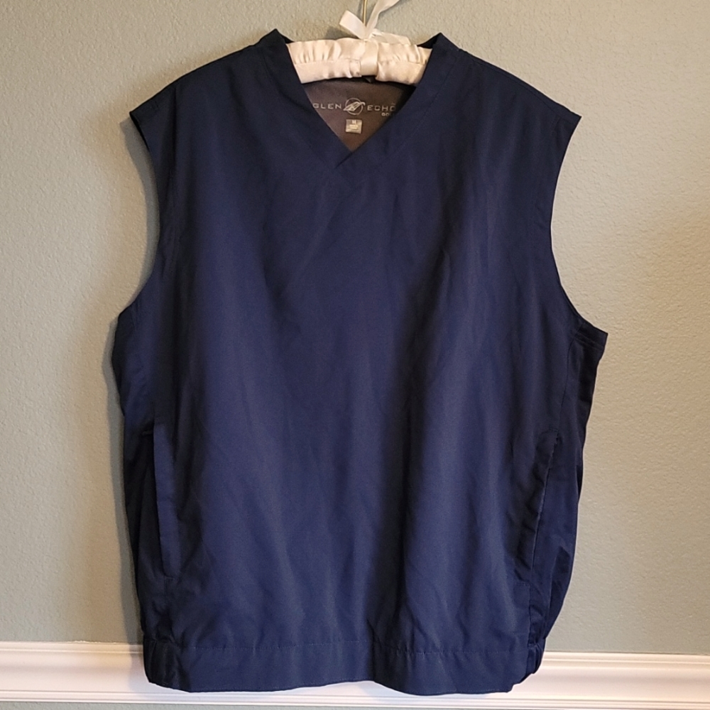 Glen Echo Golf Blue Windbreaker Vest